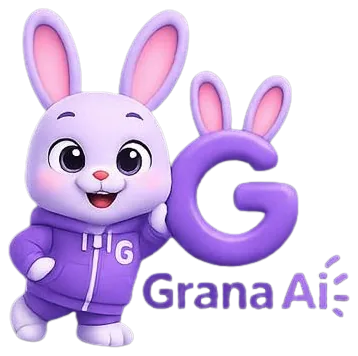 Graninha abraçado ao G do logo Grana Aí